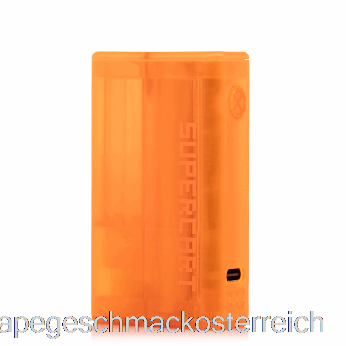 Supercart Superbox 510 Batterie Dayglo Orange Vape Geschmack